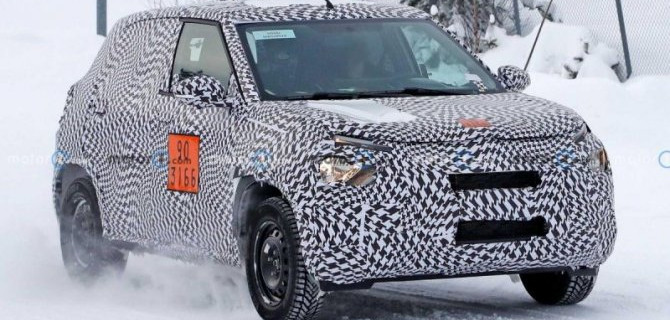 На испытания выехал новый кроссовер от Citroen
