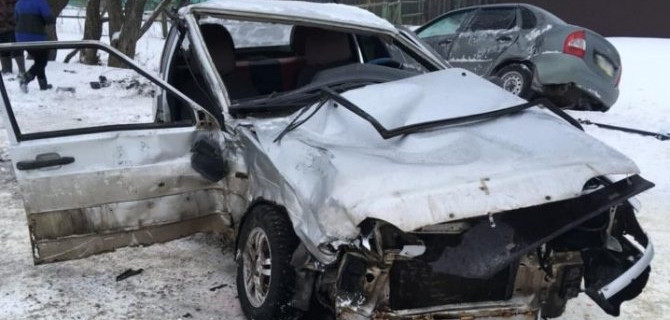 В Тамбовской области 14-летний подросток за рулем ВАЗа устроил ДТП с пострадавшими