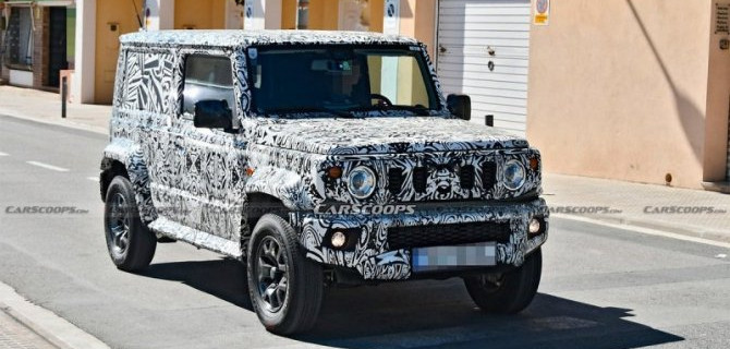 На дорогах замечен удлинённый Suzuki Jimny