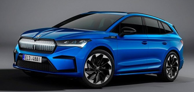 ŠKODA представила спортивную модификацию электрического кроссовера ENYAQ 