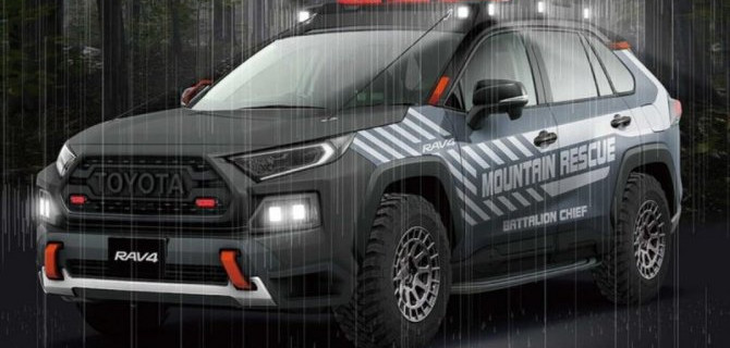 Кроссовер Toyota RAV4 получил модификацию для спасателей