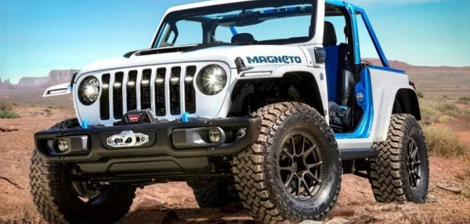 Представлен электрический внедорожник Jeep Magneto Concept