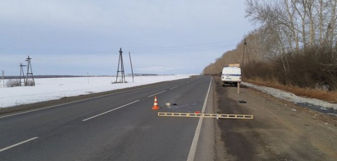 Возле Тулуна водитель сбил пешехода и скрылся