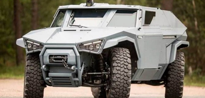 Во Франции создан бронеавтомобиль передовой конструкции