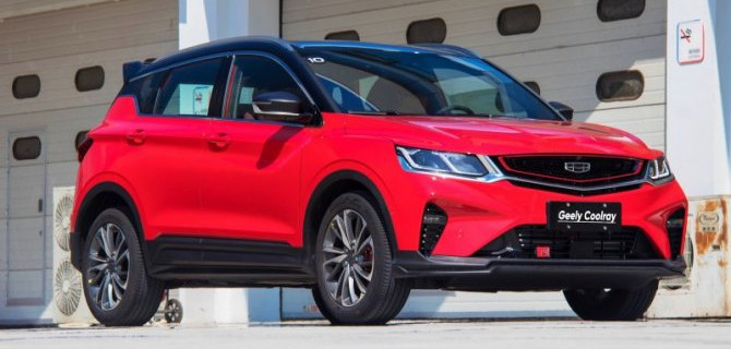 В России существенно выросли продажи автомобилей Geely