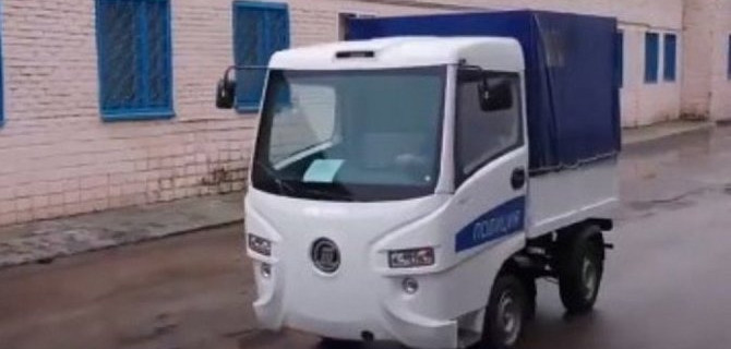 Электрокар «Муравей» получил полицейскую модификацию