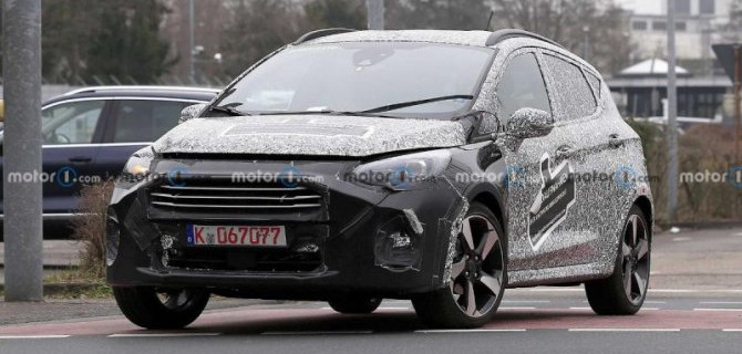 На испытания выехал обновлённый Ford Fiesta