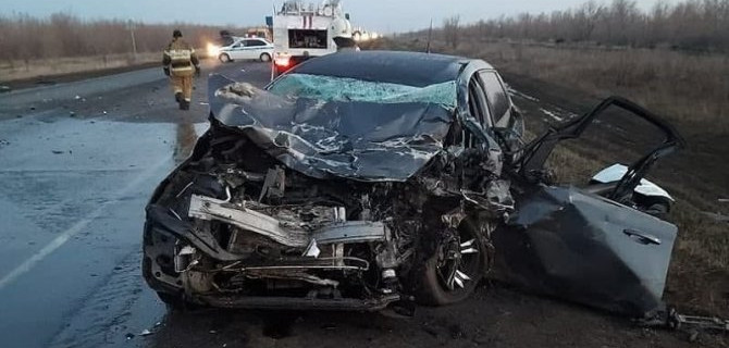 Водитель иномарки погиб в ДТП в Тоцком районе Оренбургской области