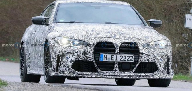 На испытания выехало обновлённое купе BMW M4 CSL
