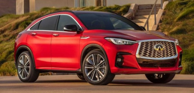 Начались продажи купеобразного кроссовера Infiniti QX55