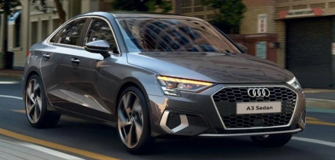 В России начался приём заказов на обновлённые Audi A3