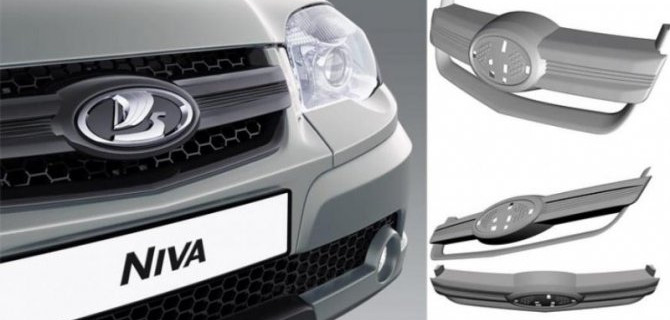 «АвтоВАЗ» запатентовал новую решётку радиатора для Lada Niva