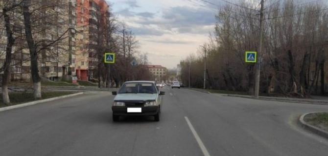 В Челябинске ВАЗ сбил ребенка на переходе