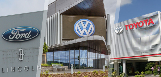 Однажды японец, немец и американец — Toyota, Volkswagen и Ford стали лидерами мирового авторынка