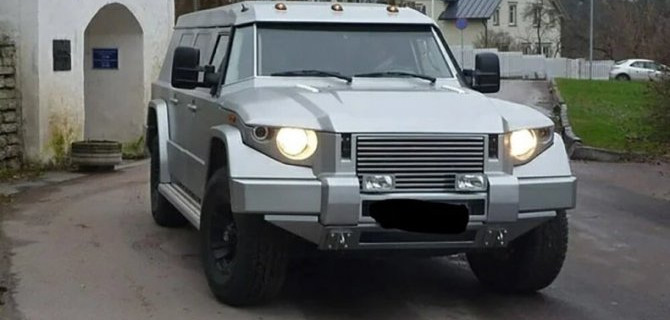 В интернете продаётся уникальный бронеавтомобиль