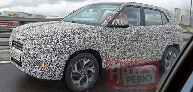 Появились фотографии российской версии кроссовера Hyundai Creta нового поколения