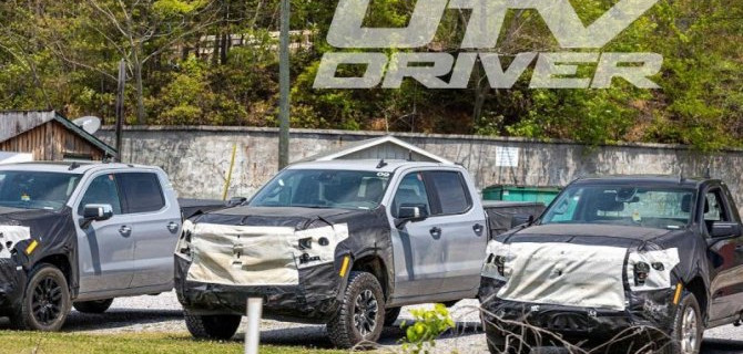 Появились снимки обновлённых пикапов Chevrolet Silverado