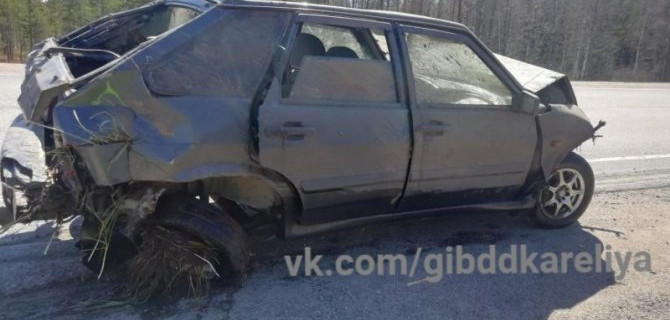 Двое детей пострадали в ДТП в Карелии