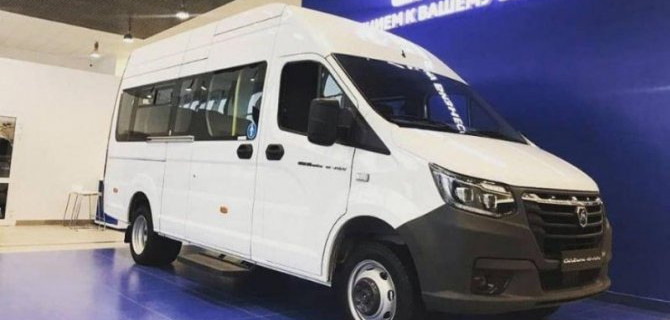 Появились снимки электрического микроавтобуса «ГАЗель e-NN»