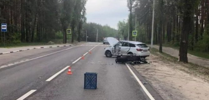 Мотоциклист погиб в ДТП в Воронеже