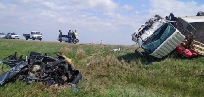 Два человека погибли в ДТП с грузовиком в Омской области