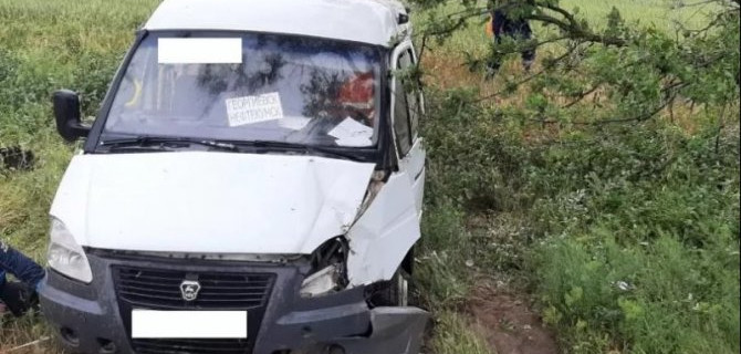 В ДТП с маршруткой в Ставропольском крае пострадал человек