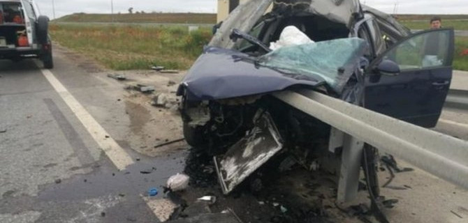 Водитель погиб в ДТП под Симферополем