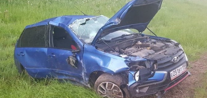 Водитель «Лады» погиб в ДТП в Грязовецком районе Вологодской области