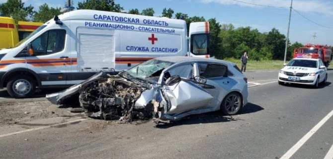 Двое детей пострадали в ДТП в Воскресенском районе Саратовской области