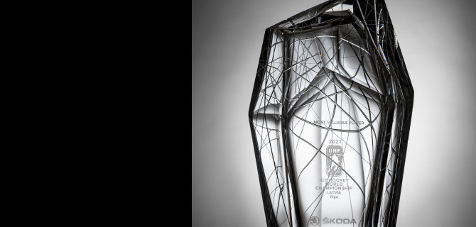 Студия ŠKODA Design создает награду для самого ценного игрока Чемпионата мира по хоккею IIHF 2021