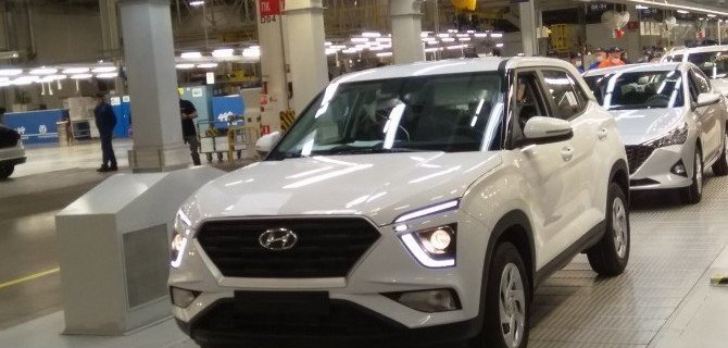 В Санкт-Петербурге начали собирать новое поколение Hyundai Creta 