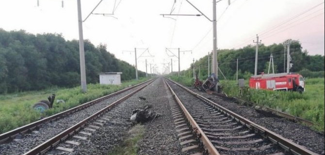Водитель трактора погиб при столкновении с поездом в Волгоградской области