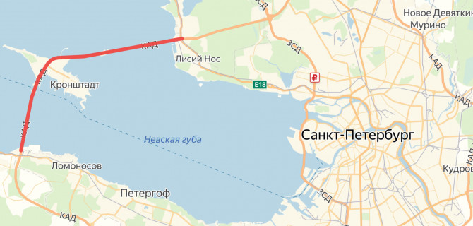 В Санкт-Петербурге полностью перекроют КАД в день проведения военно-морского парада