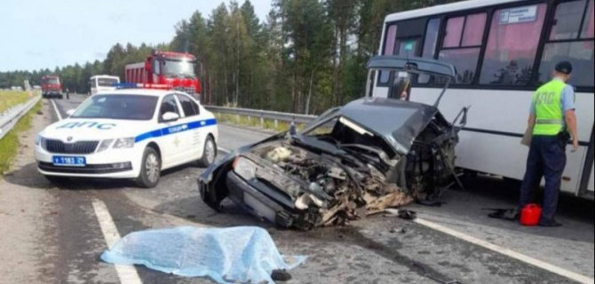 В ДТП на трассе М-8 в Приморском районе погиб мужчина