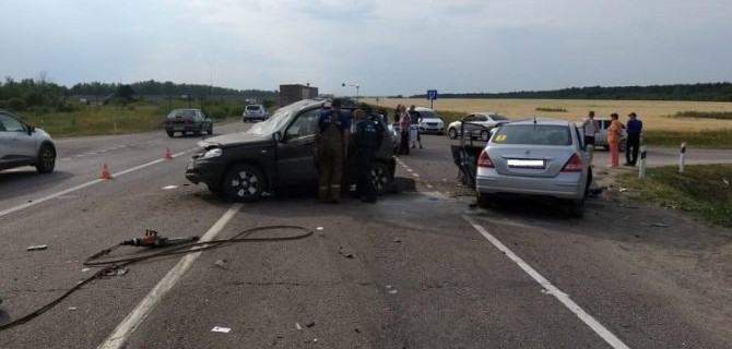 Женщина и 10-летний ребенок погибли в ДТП в Скопинском районе Рязанской области