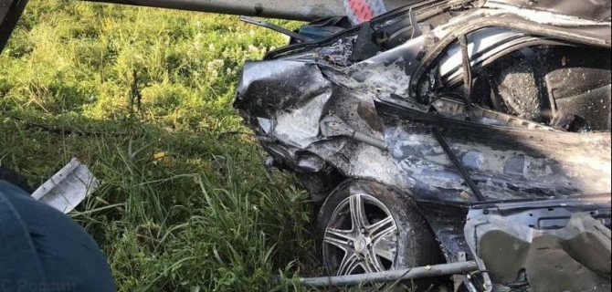 Пассажир иномарки погиб в ДТП в Калужской области