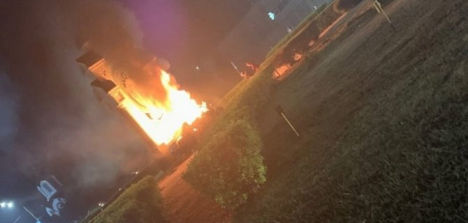 В ДТП с возгоранием в Дзержинске погиб водитель