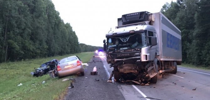 Два человека погибли в ДТП в Тюменской области на трассе Тюмень – Ханты-Мансийск