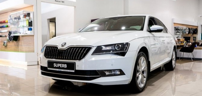 ŠKODA SUPERB на жарких условиях в АЦ «Кунцево»