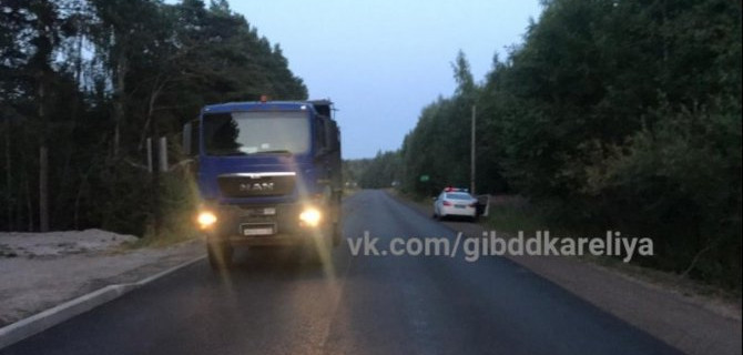 В Питкярантском районе Карелии грузовик насмерть сбил 7-летнего ребенка