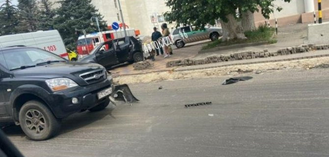 2-летний ребенок пострадал в ДТП в Курске