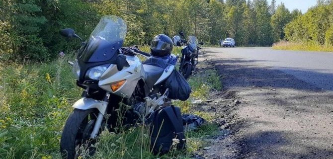 В ДТП в Карелии пострадал мотоциклист