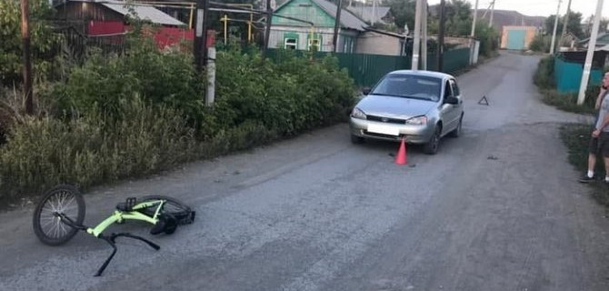 В Медногорске «Лада» сбила велосипедистку