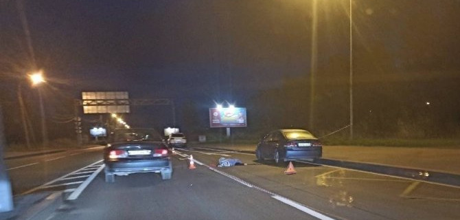 В Петербурге на Колпинском шоссе насмерть сбили пешехода