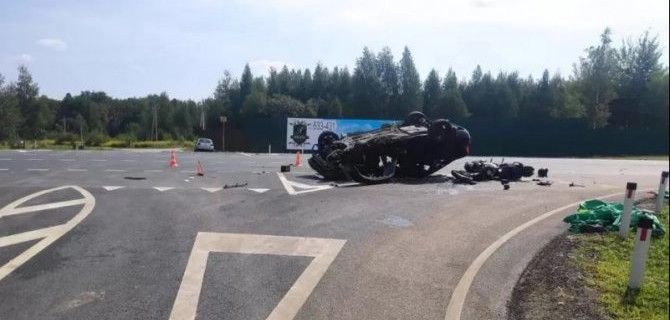 Мотоциклист погиб в ДТП в Орловской области
