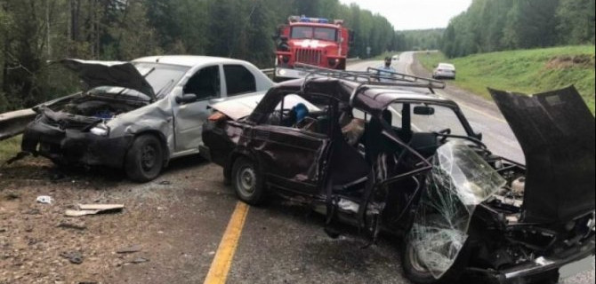 Два человека погибли в ДТП в Якшур-Бодьинском районе Удмуртии