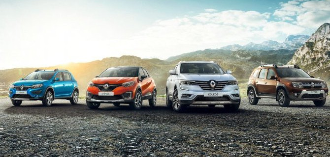 Три популярных в России модели Renault