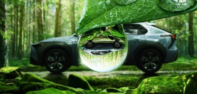 Солнце и земля: в Subaru показали свой первый электрический кроссовер