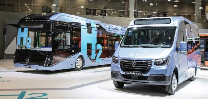 «ГАЗ» показал новые автобусы, работающие как на водороде, так и «от розетки»