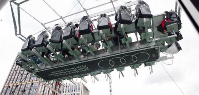 Dinner in the Sky возвращается в Москву при участии Ауди Центра Таганка, Ауди Центра Варшавка и Ауди Центра Восток